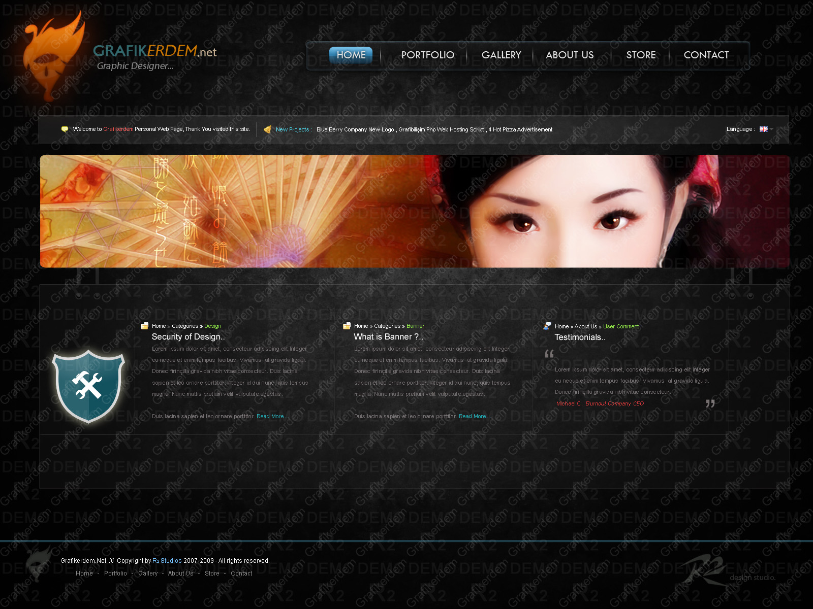 Personal Web Site Template