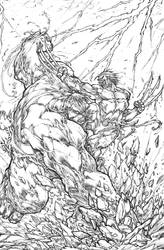 Hulk vs Wolverine: Epic battle