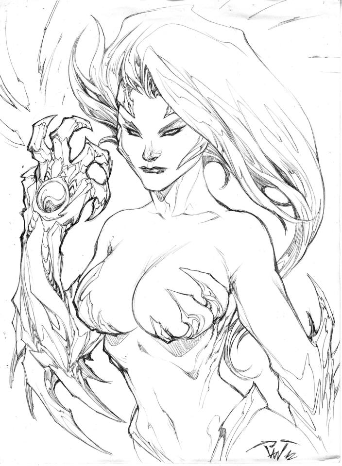 Sketch of the day: Witchblade