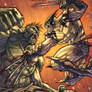 Wolvie vs Hulk savage battle