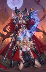 Grimm fairy tales white queen cover