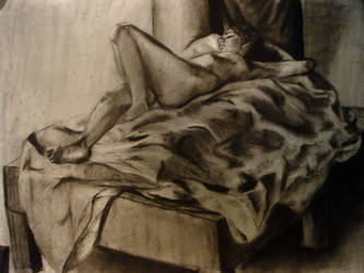 woman on bed