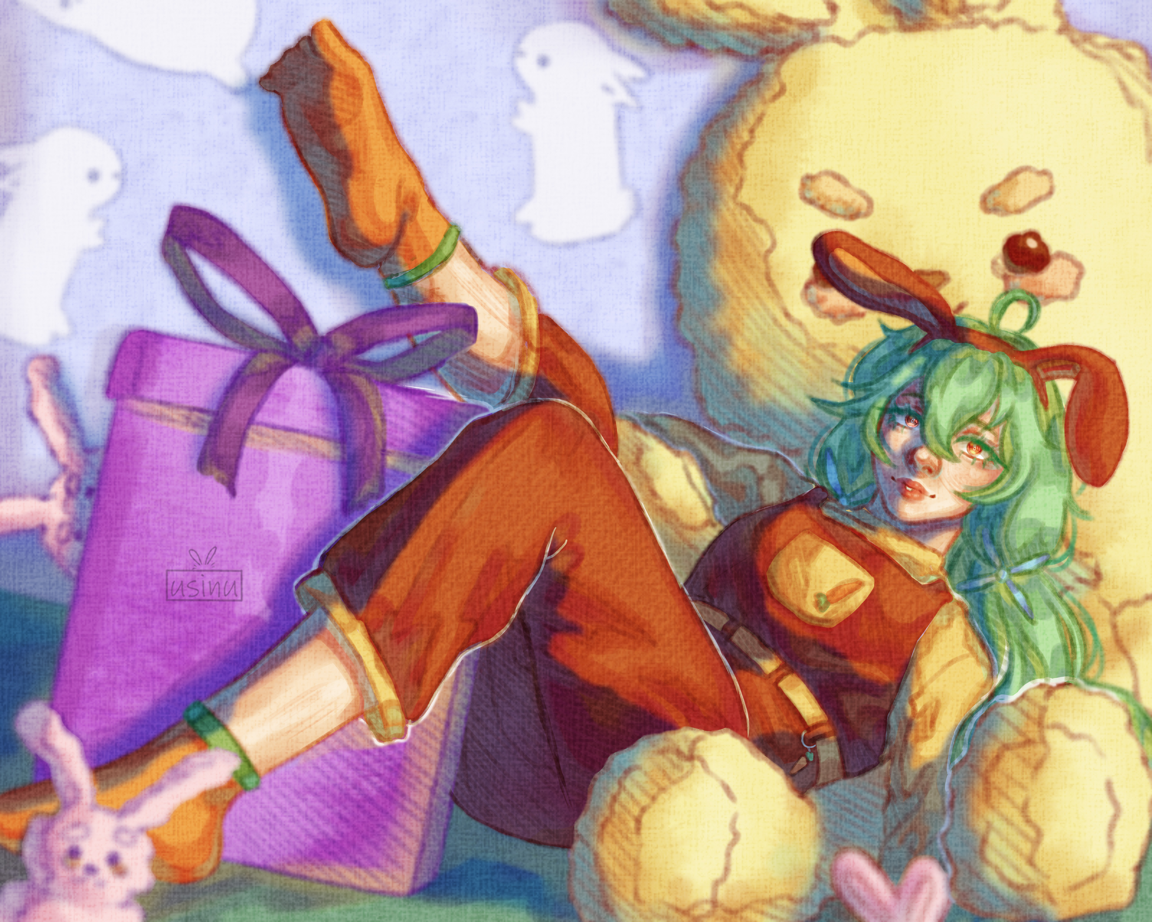 Unousaya Rabbit bunny girl by Usinu on DeviantArt