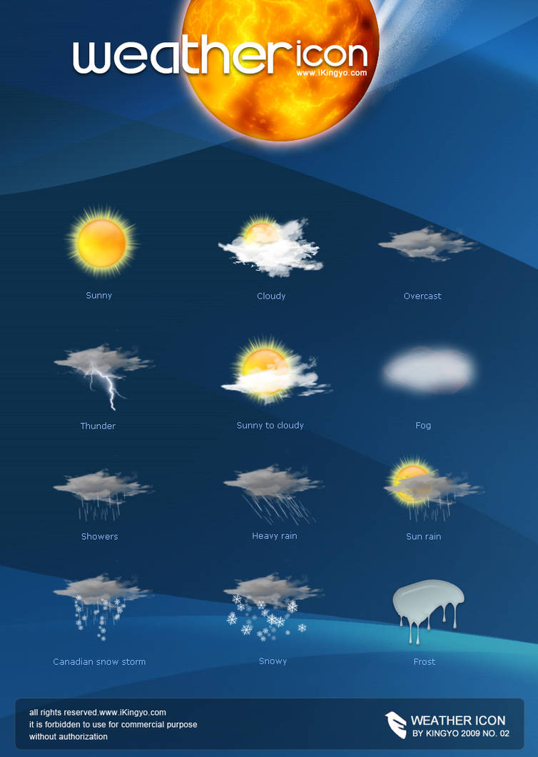 Weather Icon by kingyoART