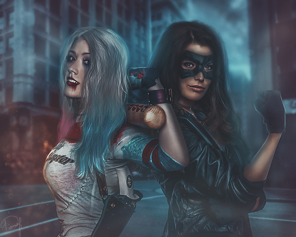 Black Canary and Harley Quinn