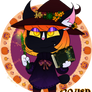 ADOPT Pumpkin Witch Cat {CLOSED}