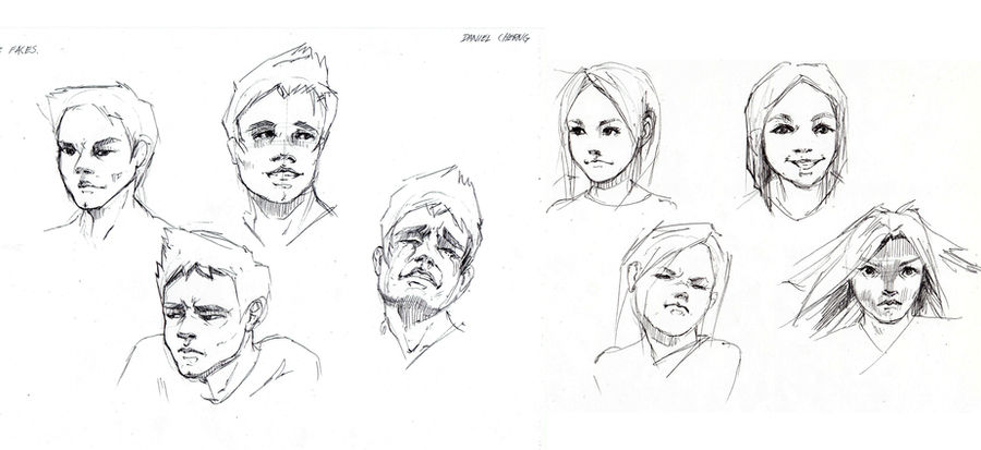 Deviantart Model Faces Faces by danielcherng on DeviantArt