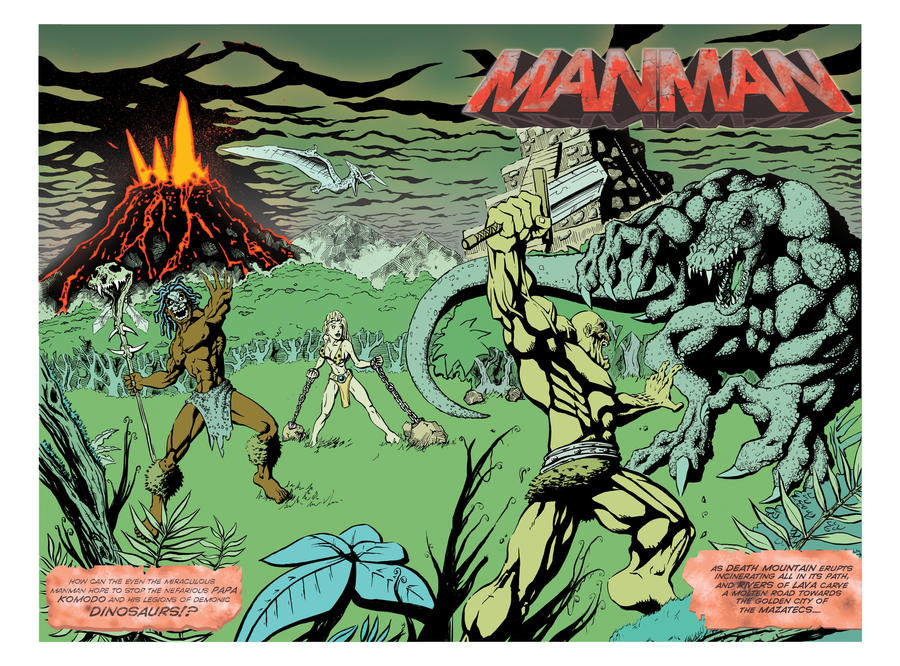 manman man-cover color WIP by freddylupus on DeviantArt
