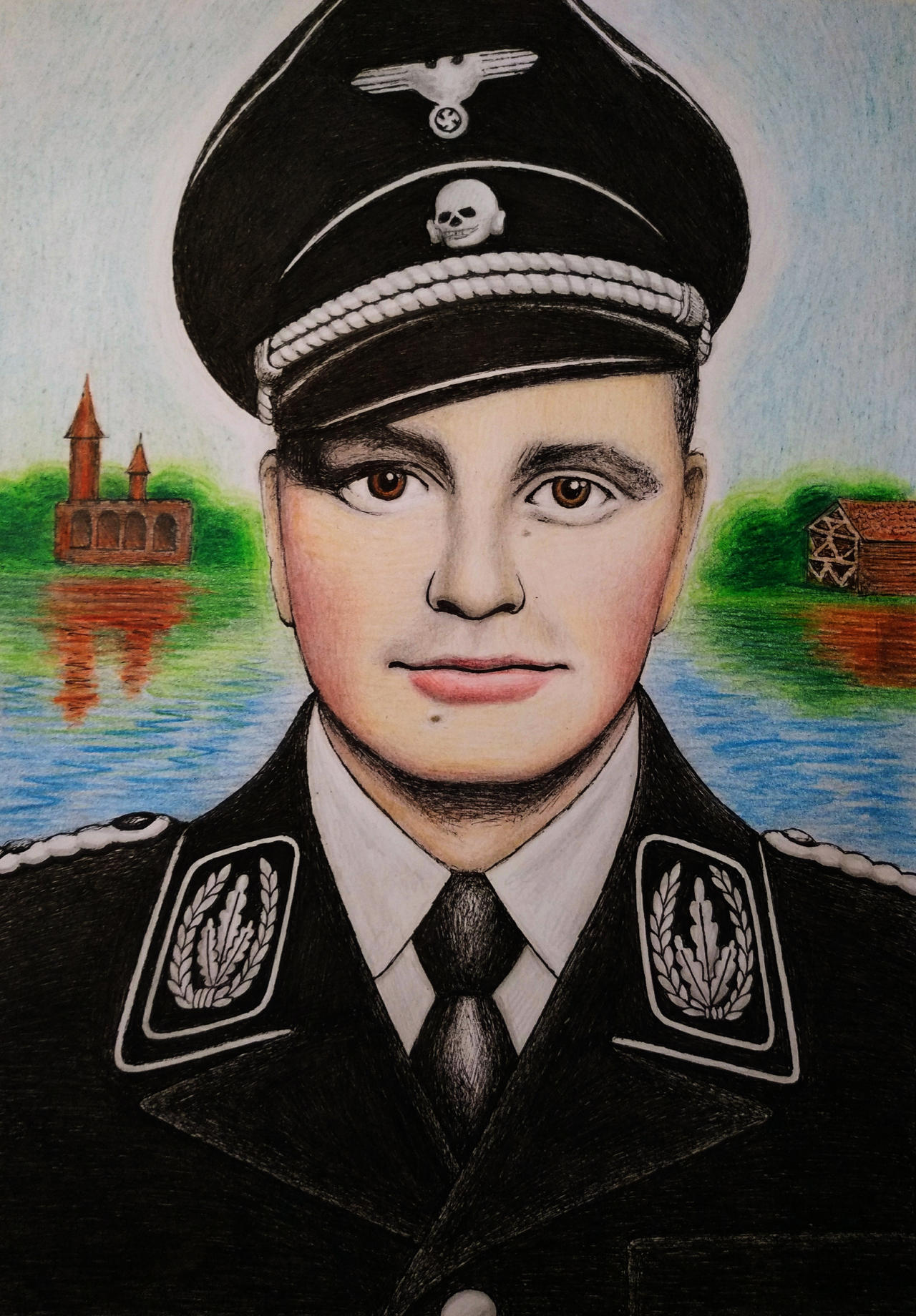 kurt franz as reichsfuhrer ss by sulf
