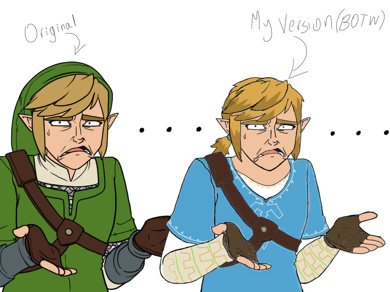 Link Confused Meme - Breath of the Wild by SHOWMEDATSKETCH on DeviantArt