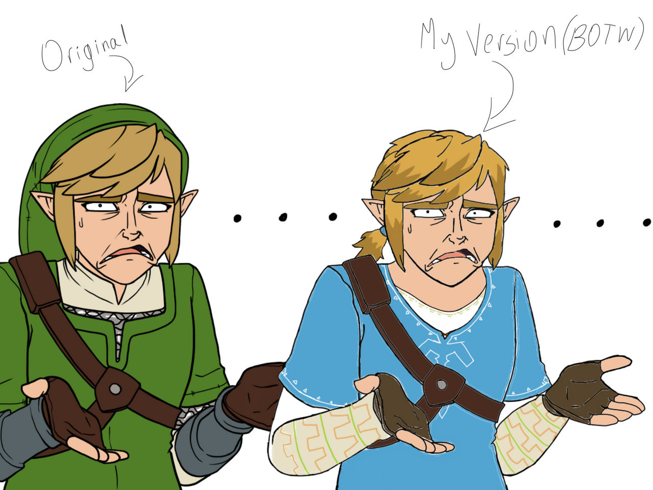 Link Confused Meme - Breath of the Wild by SHOWMEDATSKETCH on DeviantArt Link Confused Meme - Breath of the Wild by SHOWMEDATSKETCH on DeviantArt