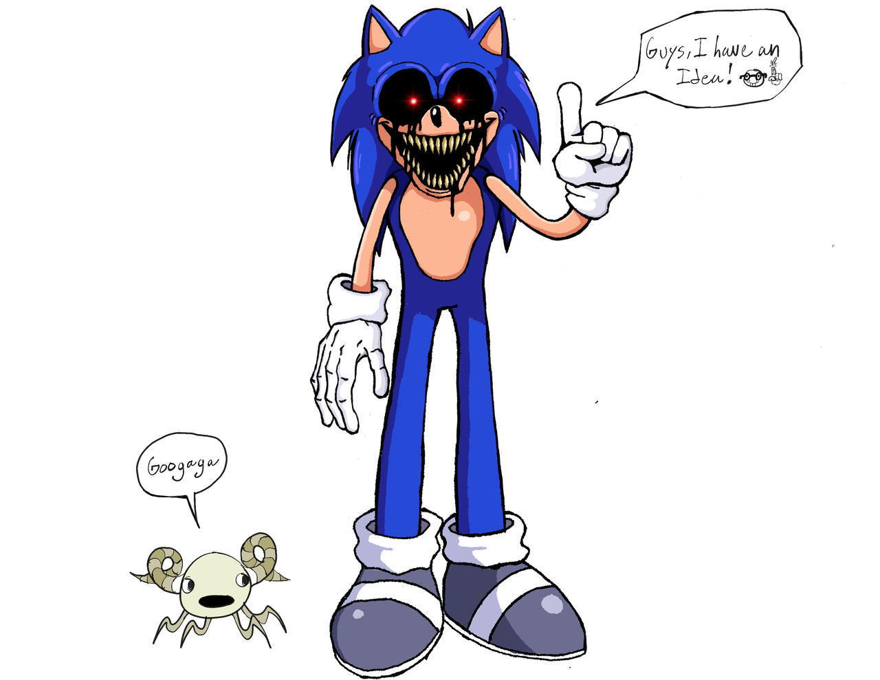 Sonic.exe 2011x doodle by DallasTheSaiyan on DeviantArt