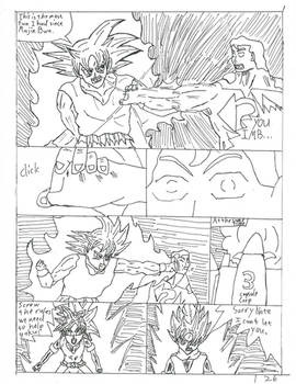 goku vs superman page 26