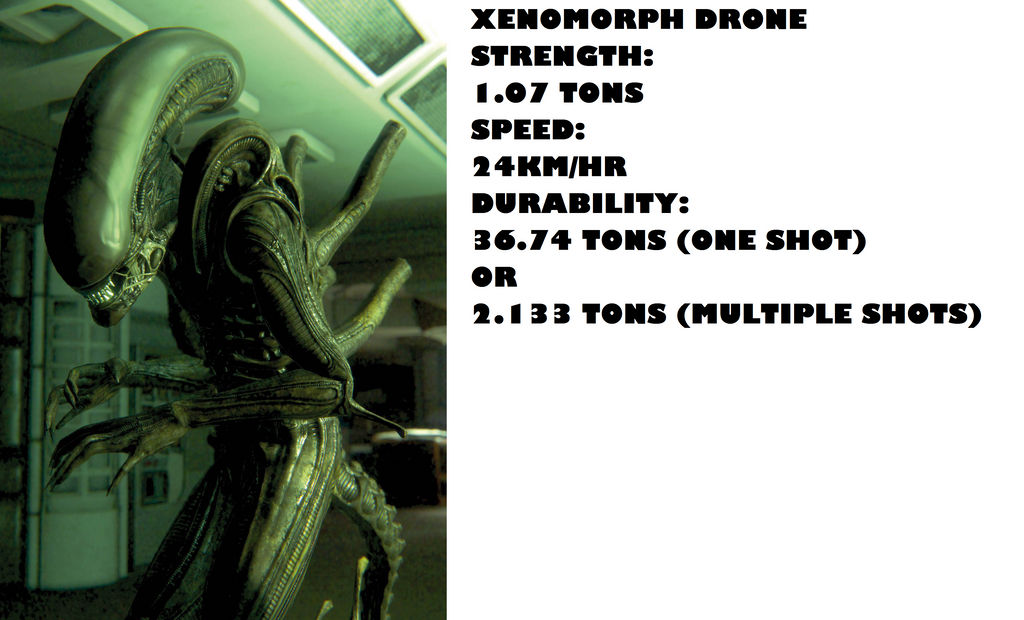 XENOMORPH DRONE STATS by brandonking2013 on DeviantArt