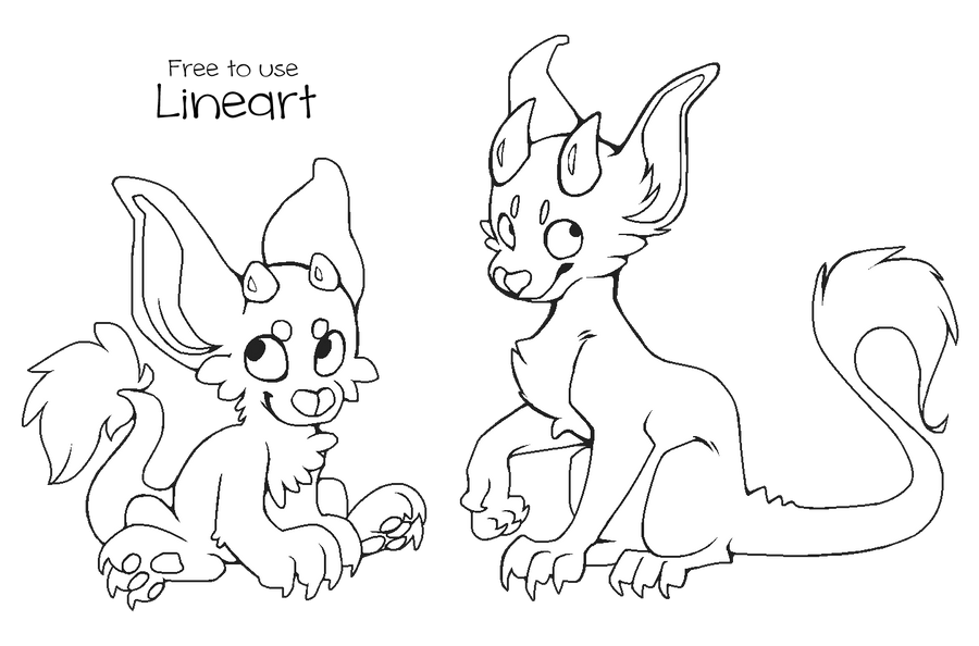 Free Lineart Critters