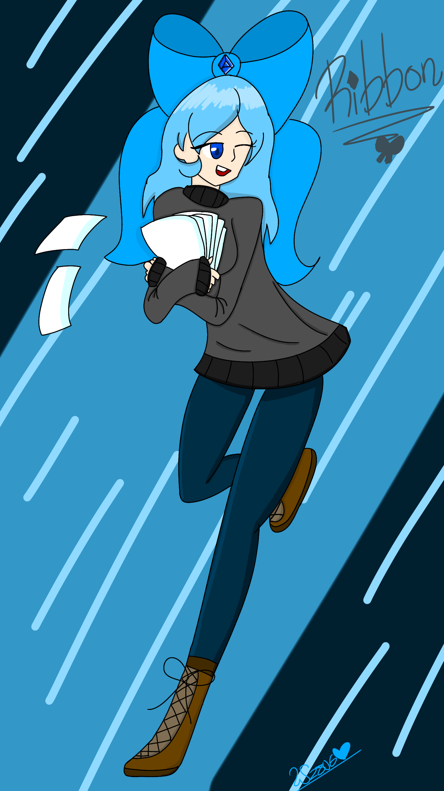 ribbon the ribbon girl by wild280606 on DeviantArt