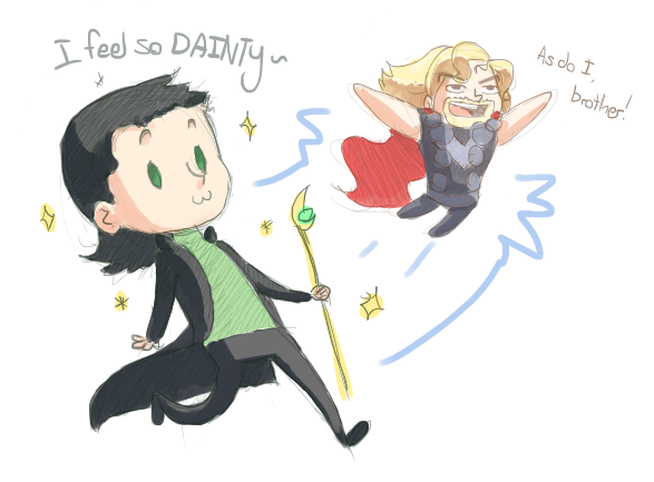 How I see Loki and Thor~