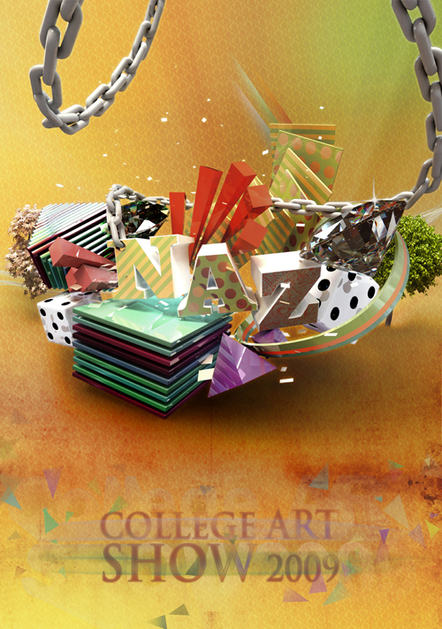 Nazareth College Art Show Post