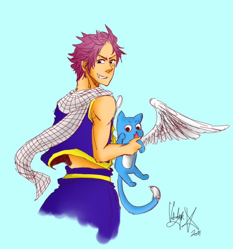 natsu and happy