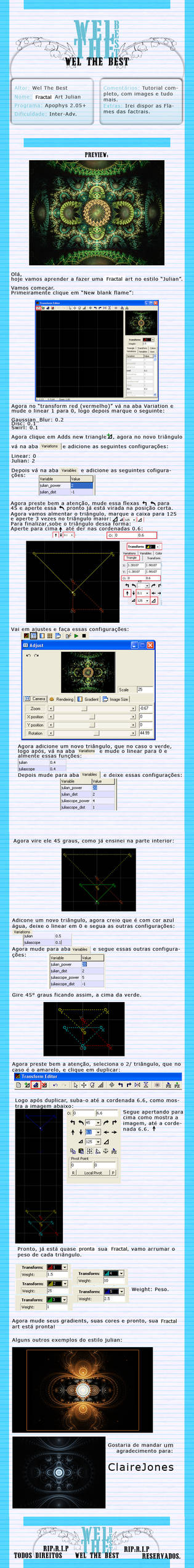 Tutorial - Fractal Art Julian