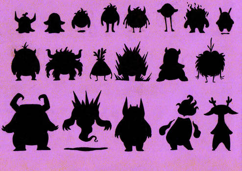 Monster Silhouettes