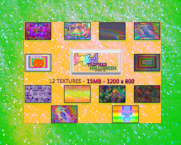 12 Lisa Frank INSPIRED Halloween Photoshop Texture