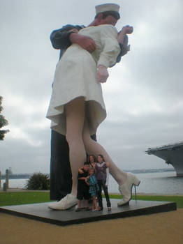 USS Midway Statue