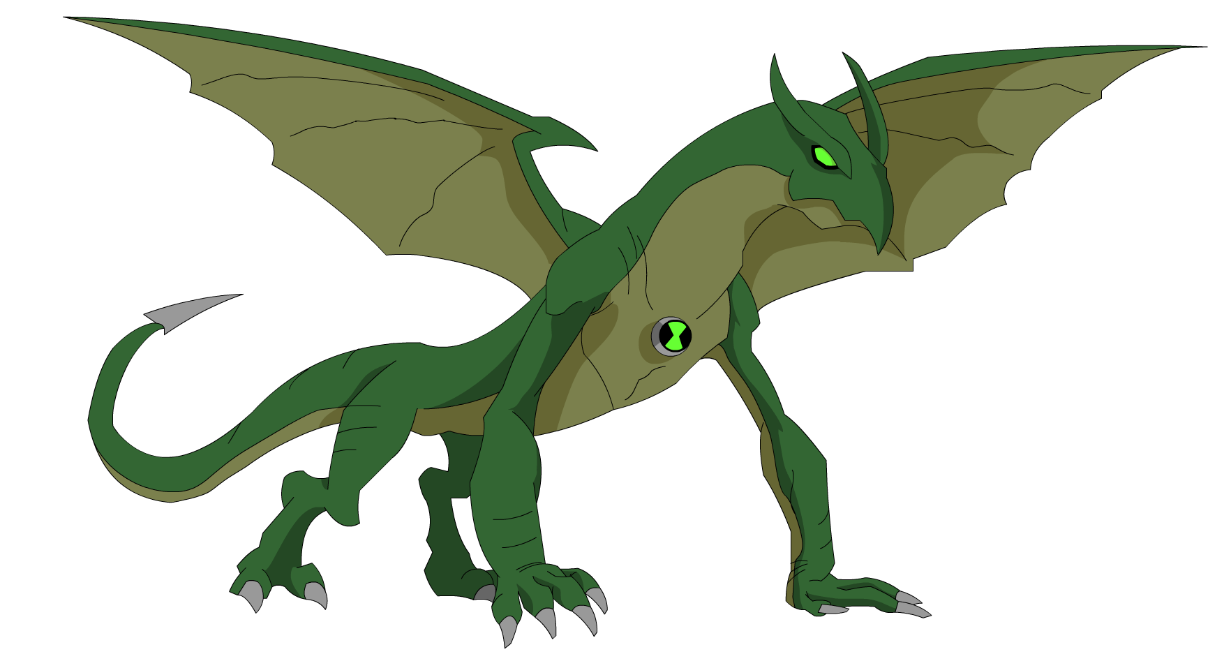 Ben 10 Alien Force Dragon