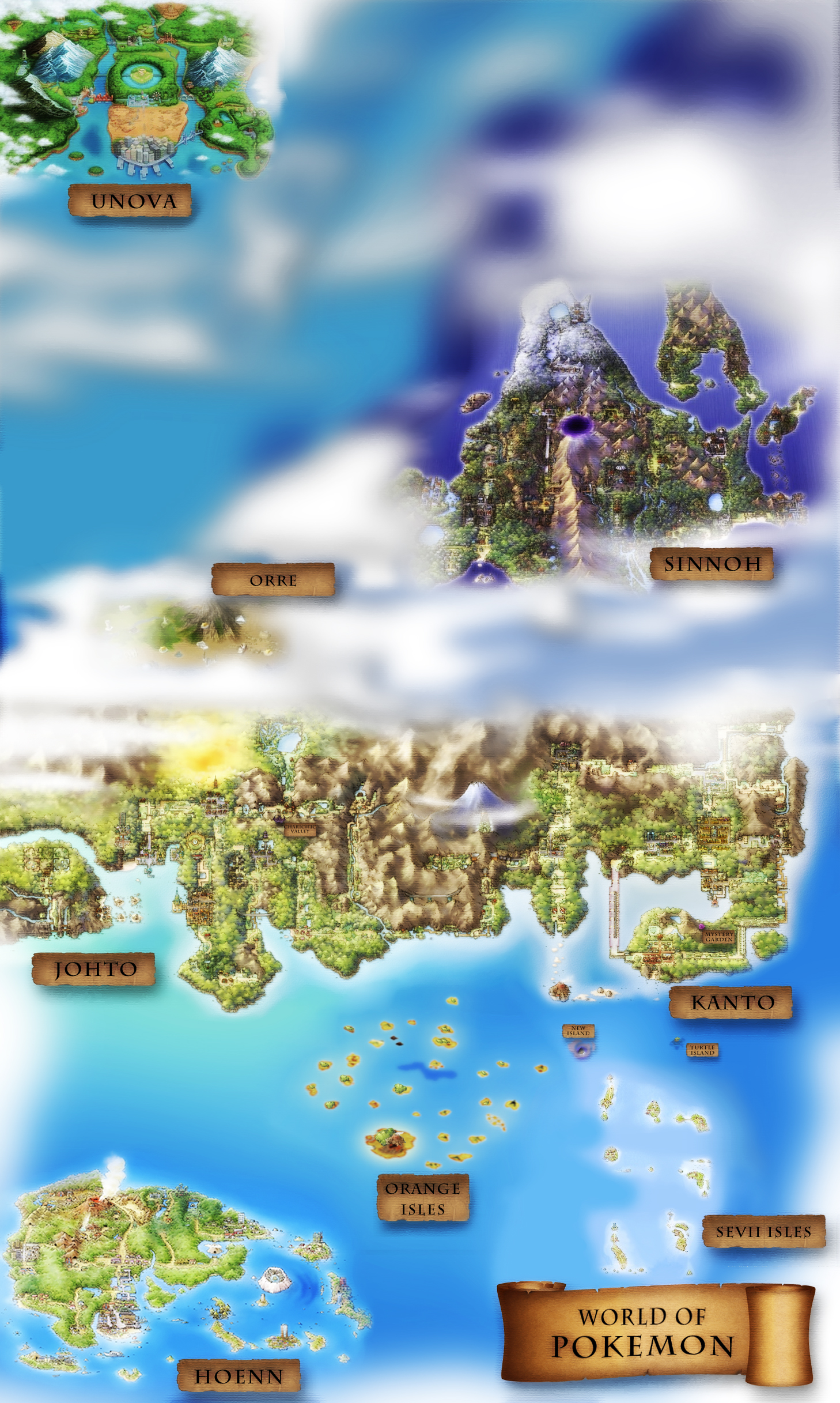 Pokemon World Regions