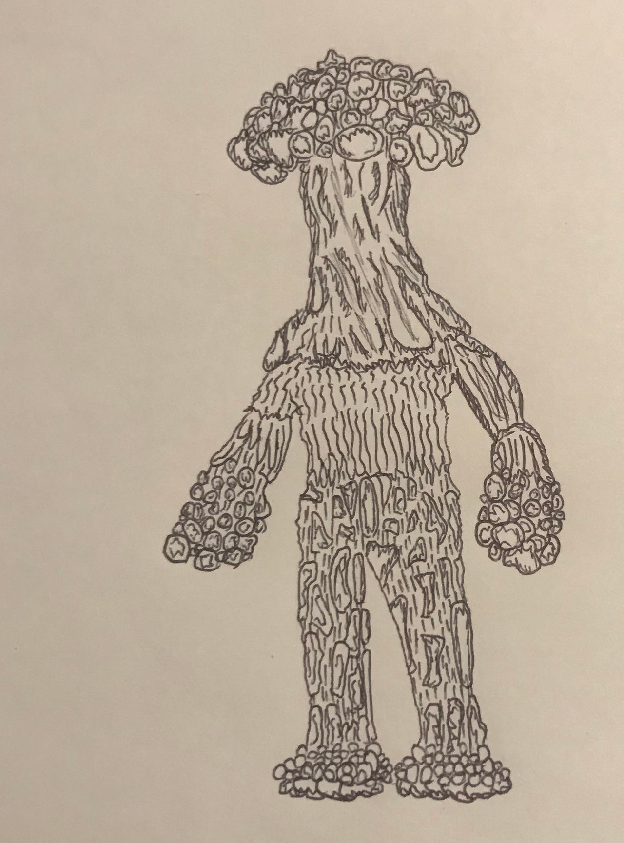 Mushroom Man \ Matango / Pen drawing / by KaijuFan65 on DeviantArt
