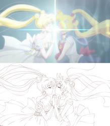 Sailor Moon Crystal. redraw