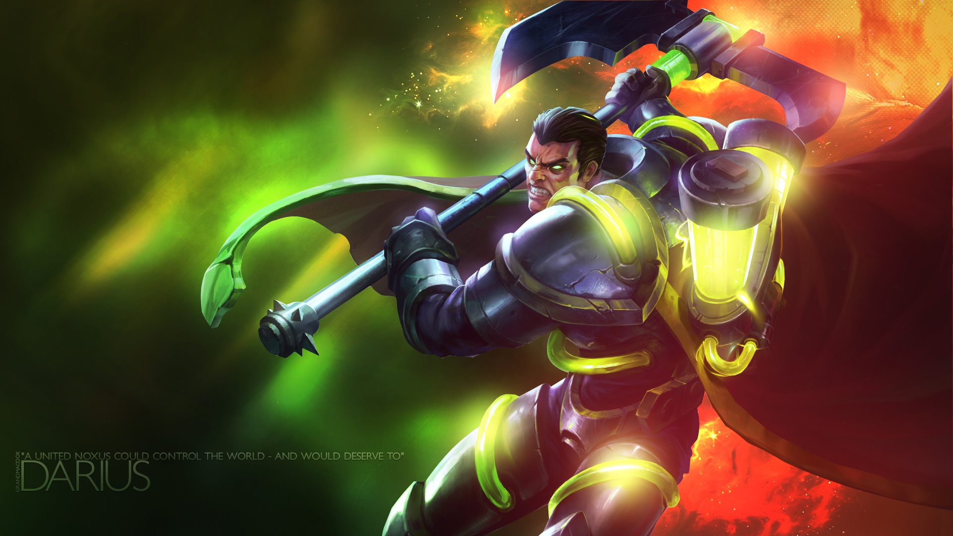 league of legends darius wallpaper by