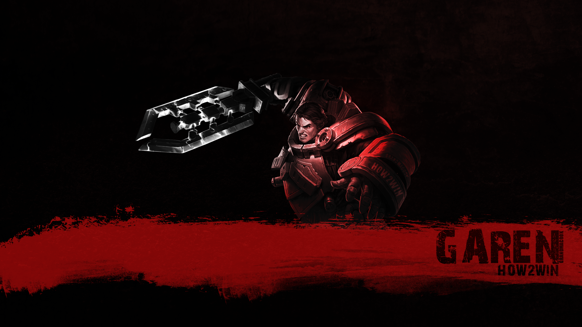 Black Red Garen Wallpaper By Misieq On Deviantart