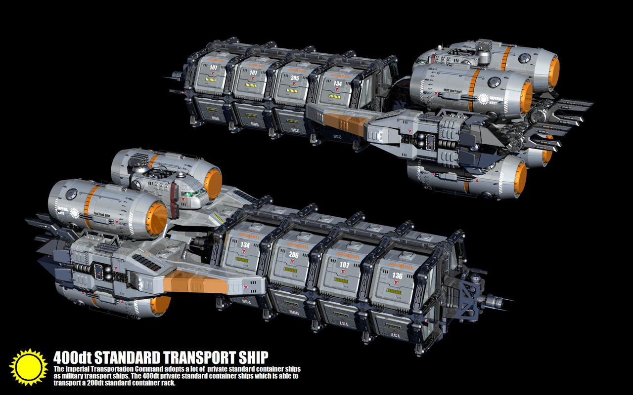 000400dt Standard Transport Ship by magmagmag3 on DeviantArt