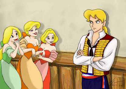 Enjolras and The Bimbettes