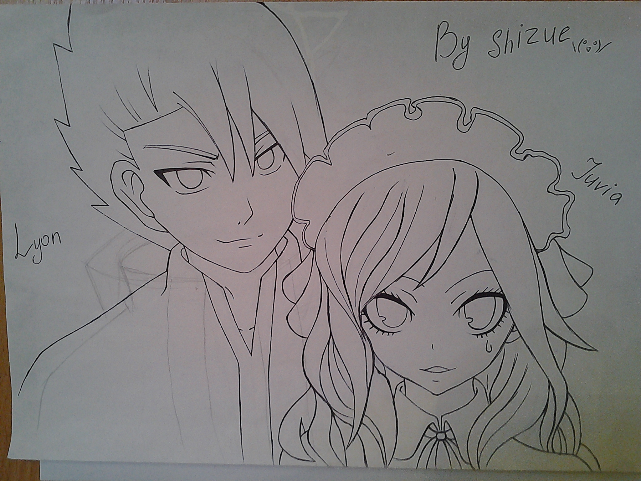 Photo whith Lyon and Juvia