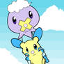 AR: Drifloon and Minun