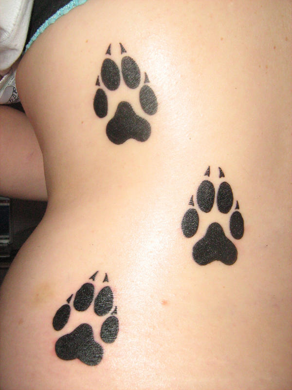 Paw Print Tattoo by SilverfangChaos on DeviantArt