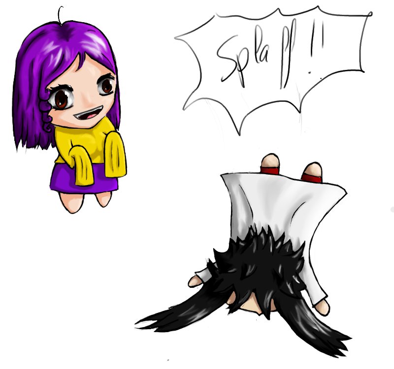 Azake Nibiki et Azake! colo by pouletfrit on DeviantArt
