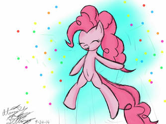 Pinkie Pie jumping Autodesk