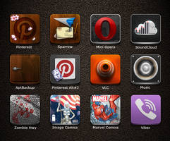 Icon Set Preview - Jaku theme for iPhone/iPod