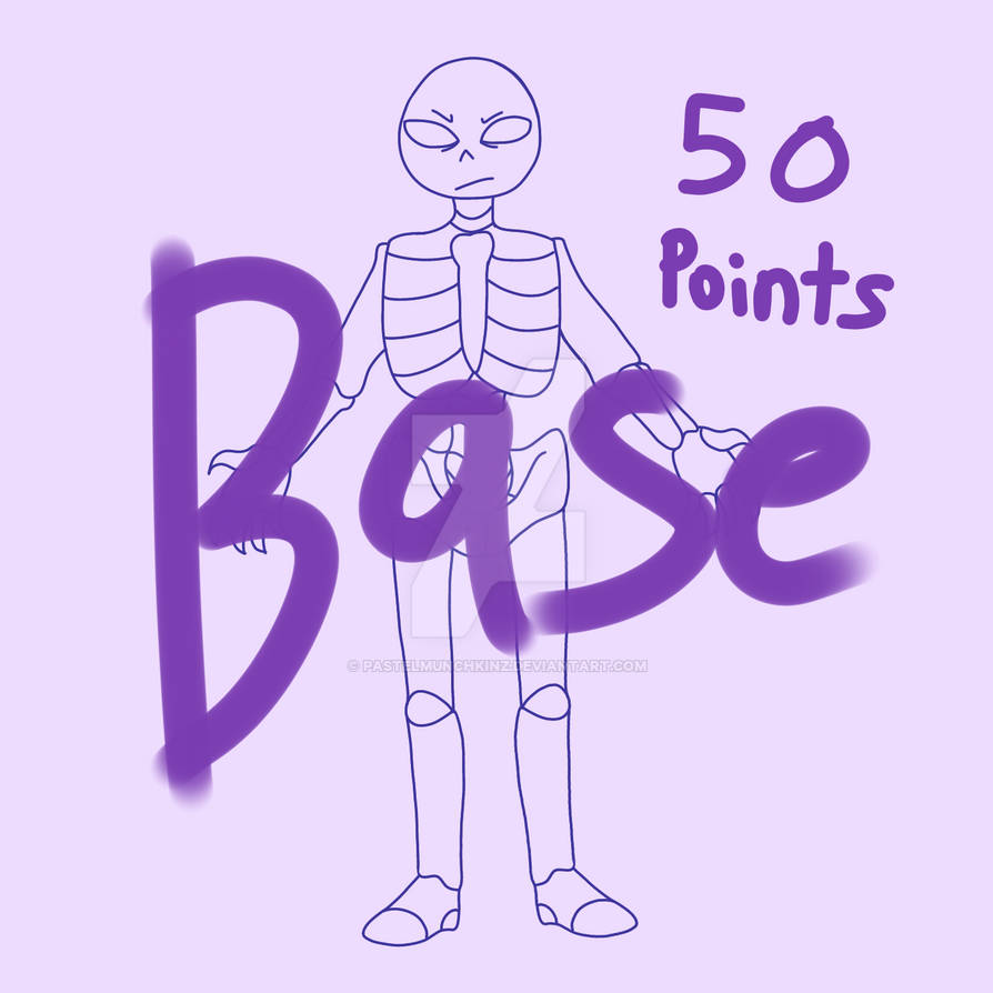 Skeleton Base Character Undertale Skeleton Base P2U by PastelMunchkinz on DeviantArt