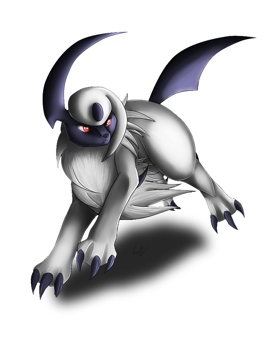 Absol (Transparent Background)