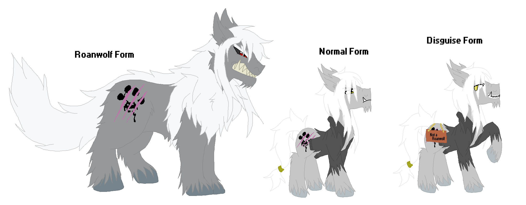 Eponia - Valdus and his Roanwolf form