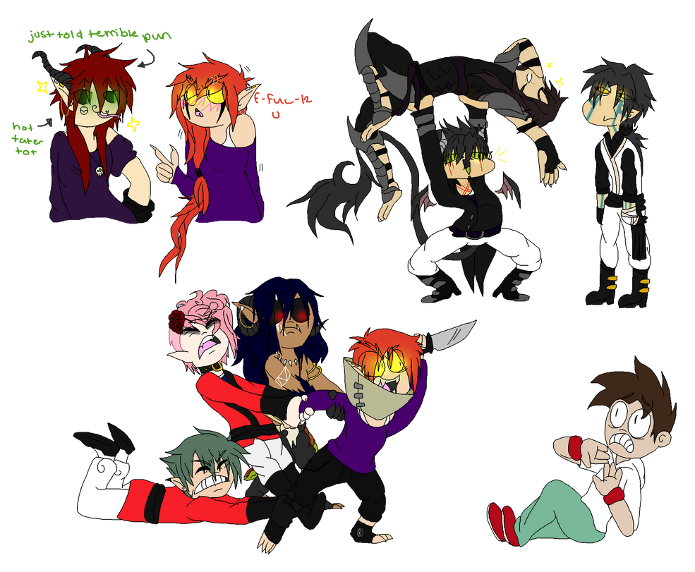 Meme Draw the Squad Pt2 by TheFallingpiano on DeviantArt