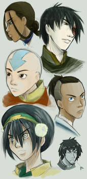 avatar headshots color