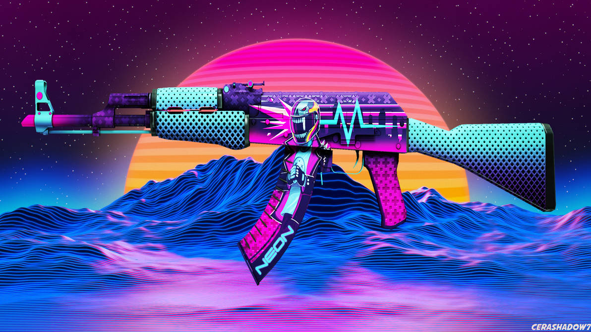 Ak-47 Neon Rider by cerashadow7 on DeviantArt