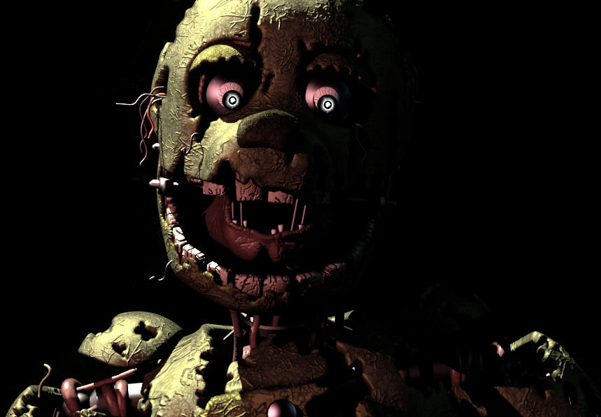Springtrap Death Screen SFM | Springtrap Rare Screen Recreated FNaF3 by KirbsStuffs on DeviantArt