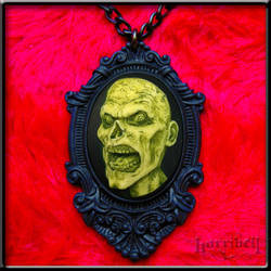 ZOMBIE Cameo Necklace HEAD