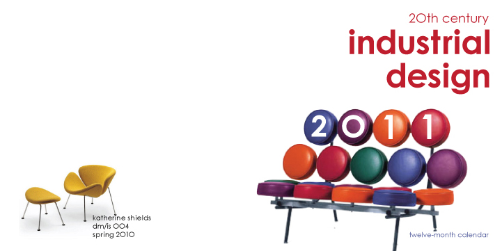 Industrial Design Calendar2011